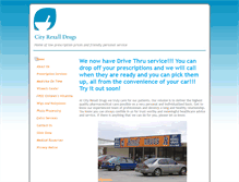 Tablet Screenshot of cityrexalldrugs.com